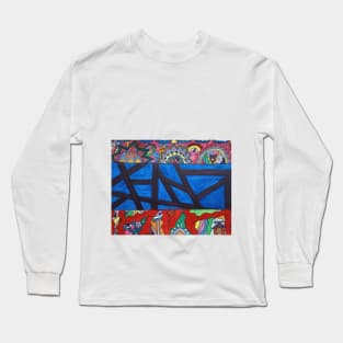 Abstract & Nakshi art. Long Sleeve T-Shirt